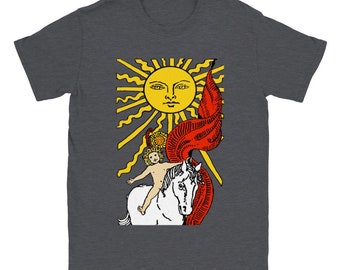 T-shirt de carte de tarot The Sun