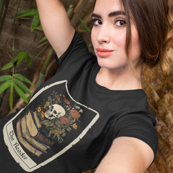 T-shirt The Reader - T-shirt inspiré du tarot - Cadeau unique pour les amateurs de lecture - Vêtements mystiques