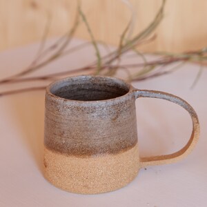 Stoneware tea or coffee cup handcrafted in ceramic image 2