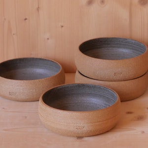 Assiette céramique en grès fabrication artisanale image 2