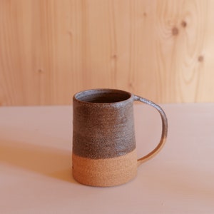 Homemade tea or coffee cup