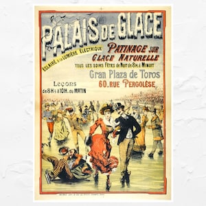 Une idée cadeau originale, une affiche de la Belle Époque, idéale pour votre décoration intérieure.