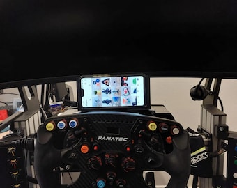 Support de téléphone Fanatec CSW, support réglable pour téléphone Fanatec, noir, blanc - Accessoires SimRacing