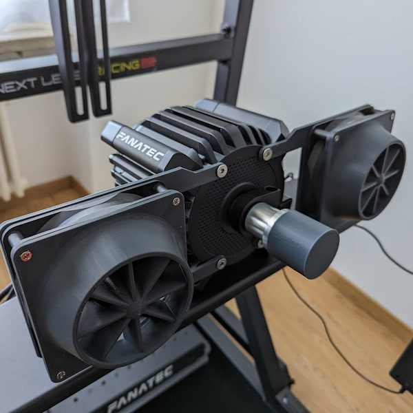 Fanatec GT DD Pro vindsimulatorfäste 120mm DIY-kit, vindsimulator Fanatec, Fanatec gt dd pro - Sim Racing-tillbehör