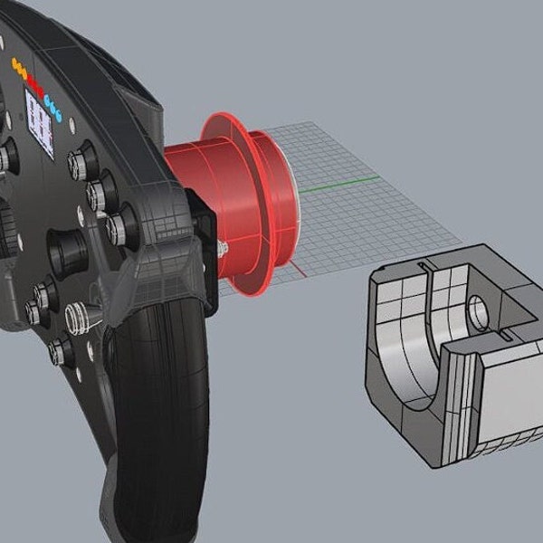 Fanatec QR Steer Wheel Mount Holder, for SimRacing wheel, Fanatec QR Mount, Black, and other colors - SimRacing accessories