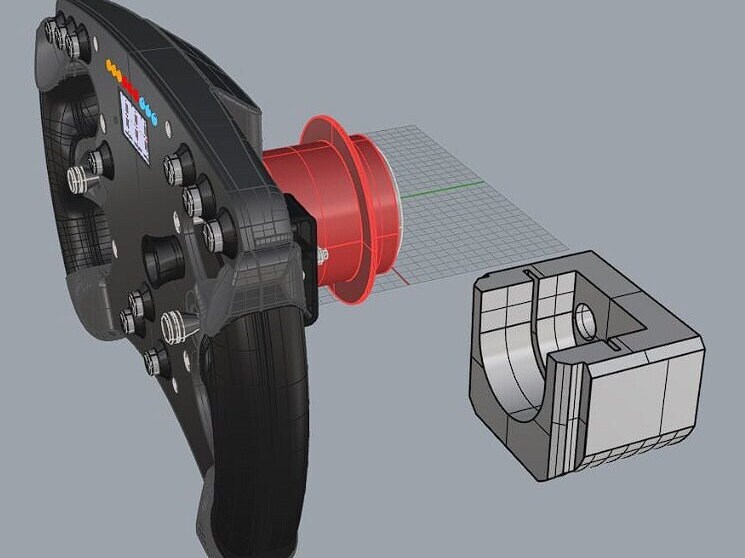 Support de montage de volant Fanatec QR1, pour volant SimRacing, support Fanatec QR1, noir et autres couleurs - Accessoires SimRacing