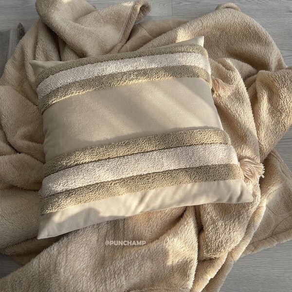 Punch Needle Pillow Etsy Canada