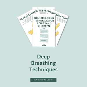Wie man tiefes Atmen PDF macht, Atemtechniken druckbar, Entspannungstipps Arbeitsblatt, einfache einfache Achtsamkeitsratschläge für Erwachsene und Kinder