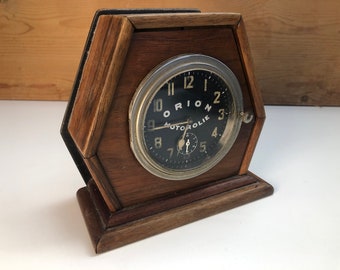 Very special advertising clock for ORIO motor oil
