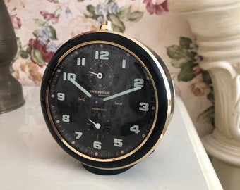 Horloge réveil Peter « Grand Turismo » NOS, mécanique, années 70 Allemagne