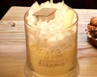 Graduation 2024 Keepsake Candle, Hand-Poured & Personalized, Ideal for Graduate and Teacher Gifts