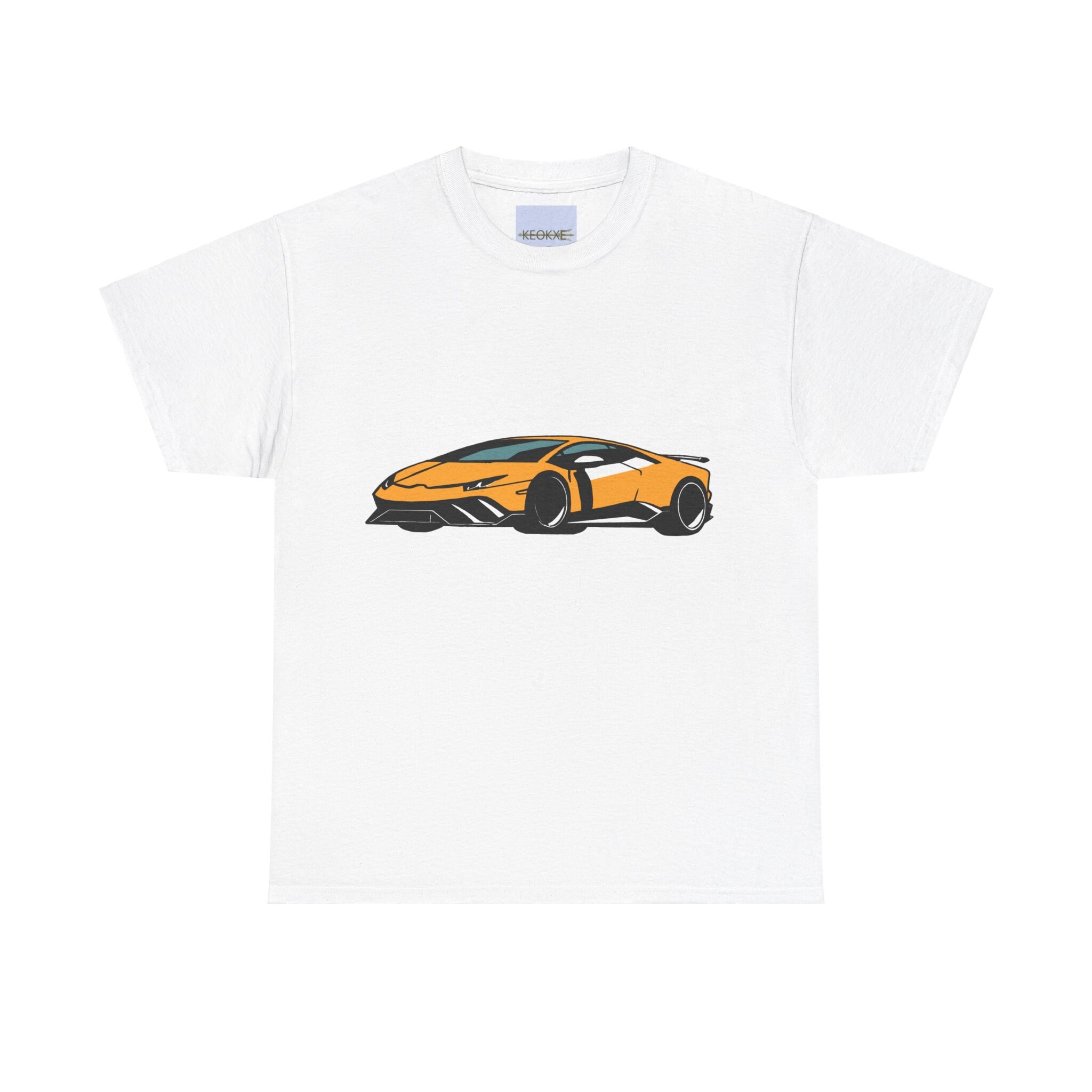 Minimalistic sports car T-Shirt | Sleek Supercar Tee | Gildan Cotton Shirt for Car Enthusiasts | Cool Gift for Him | Streetwear Style