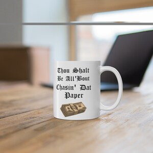 &quot;Chasin&#39; Dat Paper &quot;&quot;Keramik-Kaffeetasse, 11 Unzen Hustle Motivationstasse, Unternehmer Geschenk, Boss Babe Bürotasse, spülmaschinenfest, UK Verkäufer.&quot;