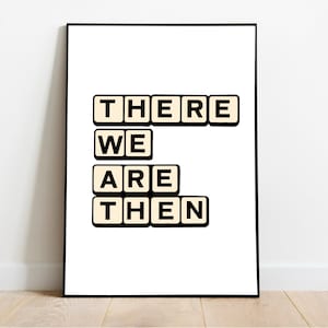 Scrabble TWAT Kunstdruck | Lustiges Britisches Wortspiel Wanddekor | Cleveres Schimpfwort Geschenk | A3-A4-A5 | Büro Humor Poster