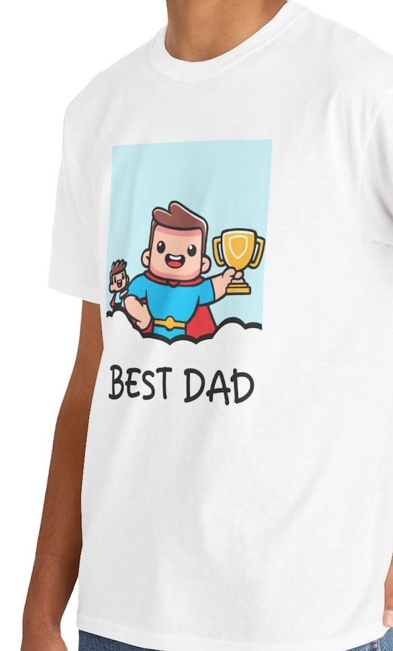 Best Dad Superhero T-shirt Funny Father's Day Gift for Him