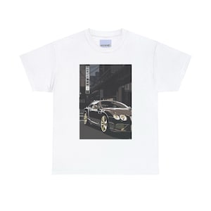 Luxury Car T-Shirt Unisex T shirt | Cotton Tee | Casual Wear | All white| Graphic Tee | Statement Shirt Car lover Gift | petrol head tee