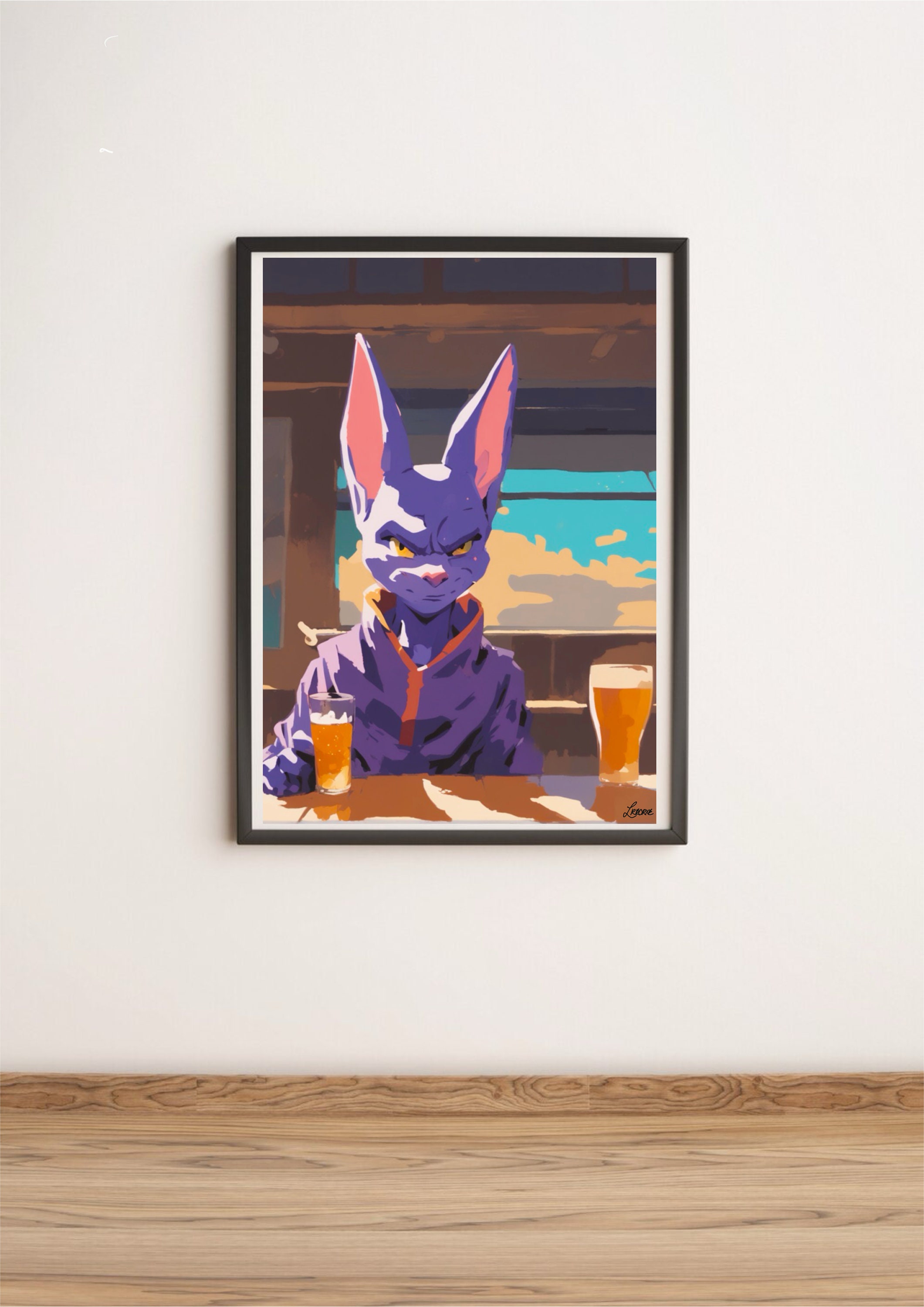 Beerus Dragon Ball Print A4 A3 A5 Sizes High Glossy/matte - Etsy