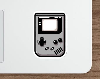 Waterproof Retro Gameboy Sticker - 90s Gamer Vinyl Decal