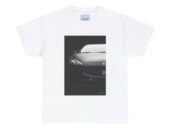 Luxury Supercar Silhouette T-Shirt | Italian Car Lover Gift | Black Automotive Tee for Men & Women | Car Show Graphic Shirt