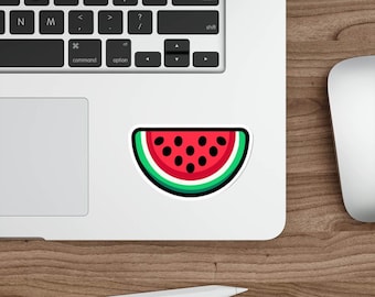 Wassermelone Vinyl Aufkleber - Wassermelone Sommer Obst Design
