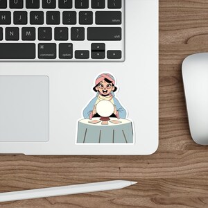 WATERPROOF STICKER  Fortune Teller Sticker    | Perfect for Scrapbooking, Journals, Laptop Decals | Handmade