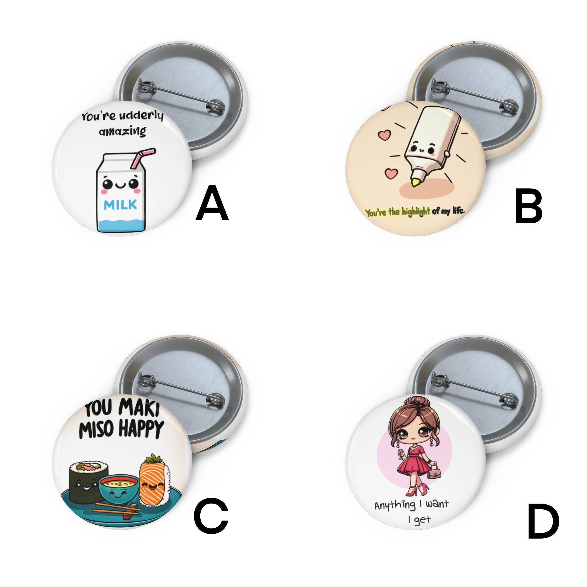 Extra Deluxe Metal Pin Backs (Pack of 10), image size:2048x2048