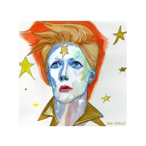 David Bowie Drawing Print