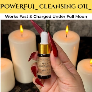 Cleansing Oil, Witchcraft Oil, Advanced Magick Oil, Witchcraft Spells, Spell Oil, Protection, Candle Magic, Hoodoo, Love Oil, Conjure Oil