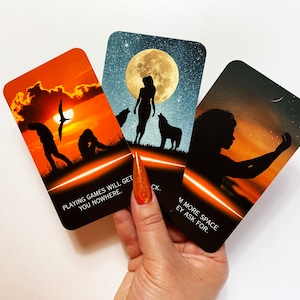 Rising Light Messages d'amour sur les relations Oracle Deck Confessions Oracle Deck Cartes Oracle Notes d'amour Situations Oracle Deck Oracle Love