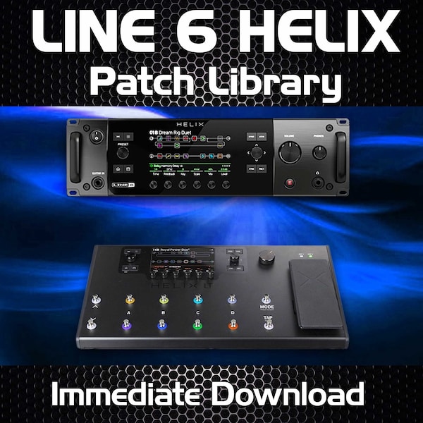 Line 6 Helix Floor & Rack Tone Patch Library - Over 7000 Patch Tone Guitar Effects