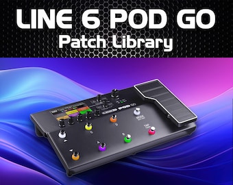 Line 6 POD GO Tone Patch Library - Over 2,400 Patch Tone Guitar Effects