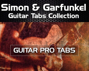 Simon & Garfunkel Rock Folk Guitar Tabs Tablature Lessons Software - Guitar Pro