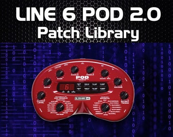 Line 6 POD 2.0 Tone Patch Library - Over 1,650 Patch Tone Guitar Effects