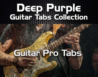 Lecciones de tablatura de tablaturas de guitarra de Deep Purple Rock - Guitar Pro