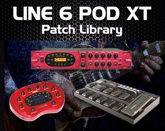 Line 6 POD XT, Rack & Live Tone Patch Library - Over 7,500 Patch Tone Guitar Effects