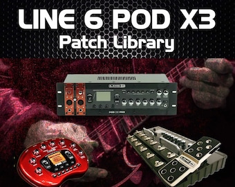 Line 6 POD 3, Pro & Live Tone Patch Library - Over 7,500 Patch Tone Guitar Effects