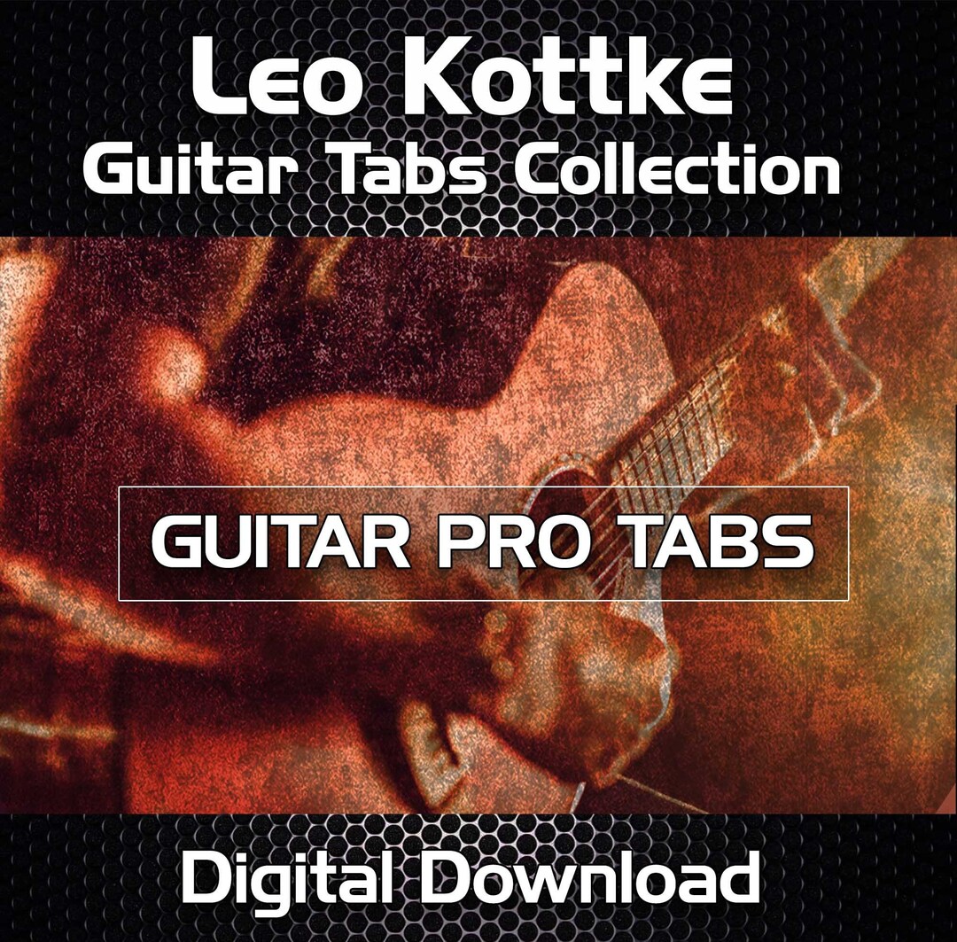 Leo Kottke Jazz Blues Folk Fingerstyle Guitar Tabs Tablature Etsy