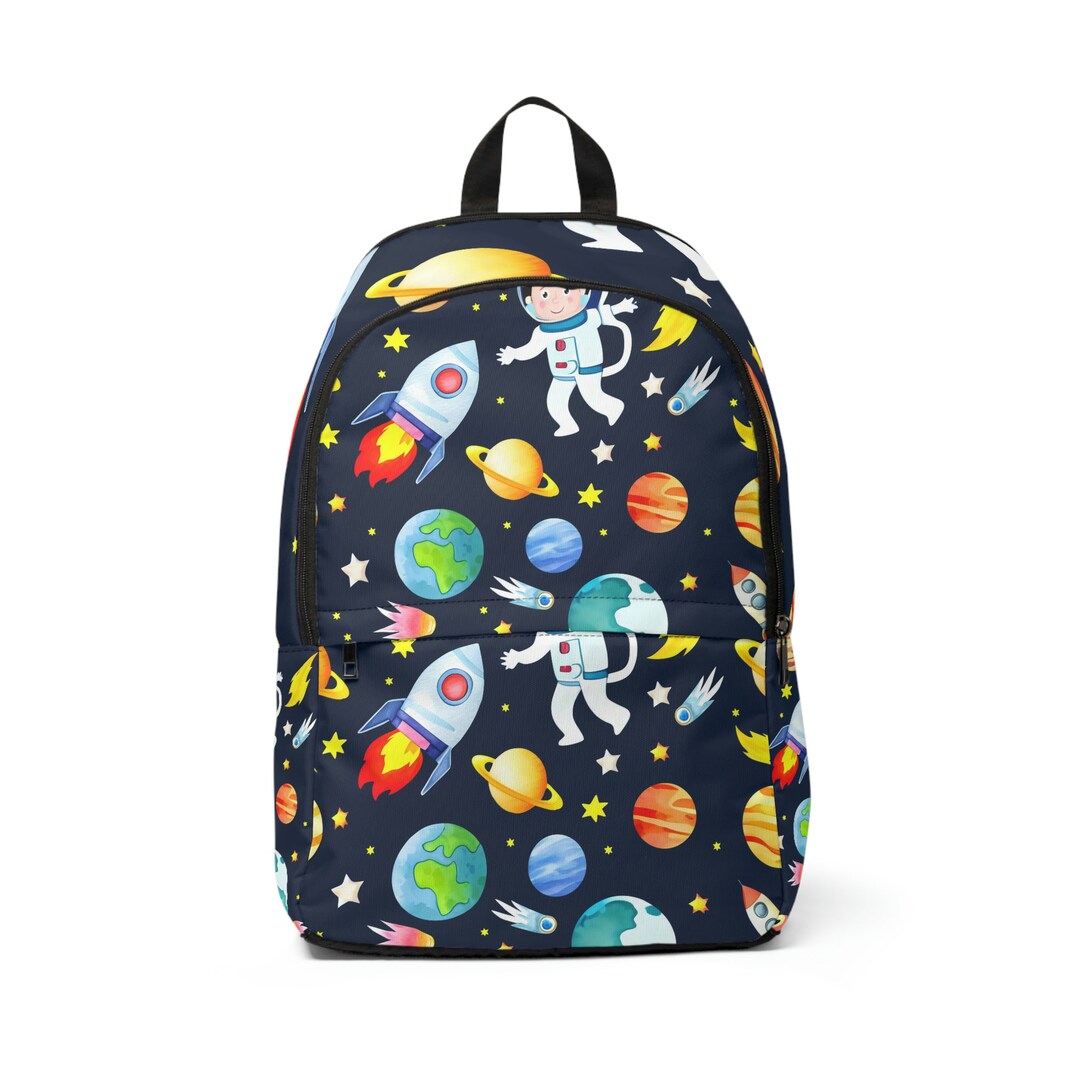 Unique Outer Space Pattern Backpack for Kids - Etsy