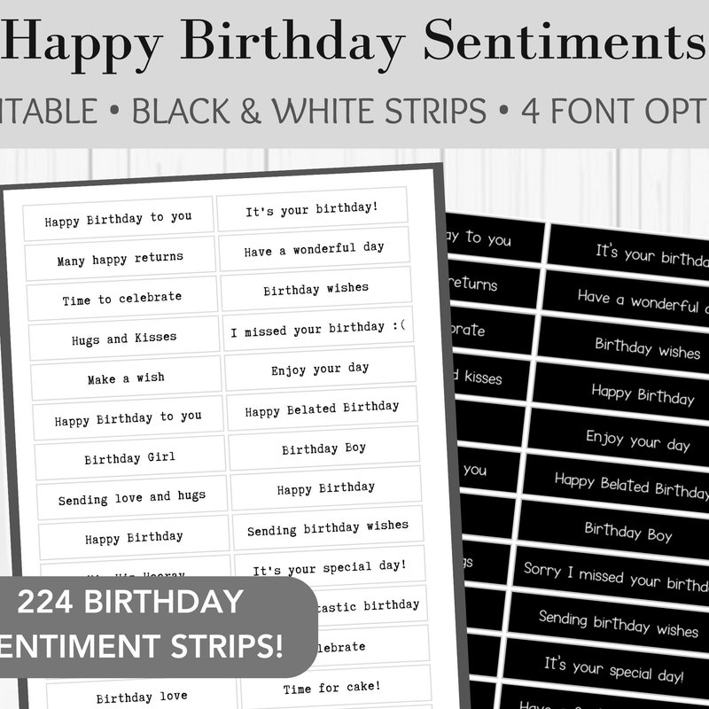 Printable Cardmaking Elements - Etsy UK