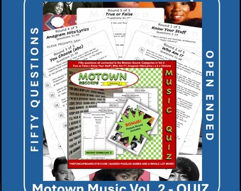 Motown Music Quiz Vol 2 - Więcej hitów, więcej legend, więcej magii Tamla Motown... do dzieła!