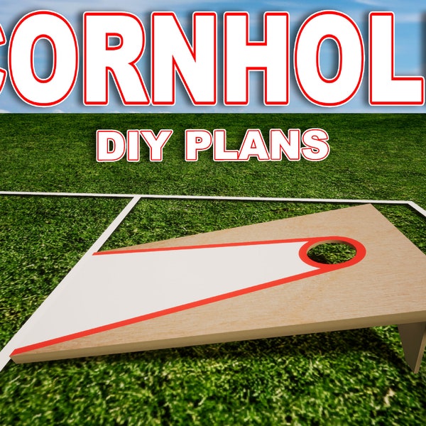 Regulation Cornhole Board DIY Plans pdf, Easy DIY Plans, Easy Cornhole Board Plans, Building Plans, DIY Plans, blueprint, Cornhole boards
