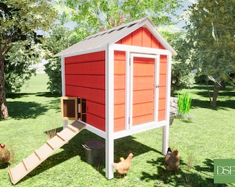 Chicken Coop Plans, Chicken Coop, Coop Chickens, DIY Plans, DIY Chicken Coop, Easy Chicken Coop Plans, Easy Plans, Walk In Chicken Coop,  01