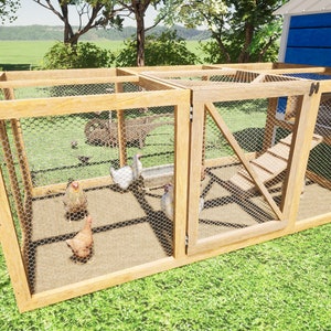 chicken run plans, chicken run, Chicken Coop Run Building Plans, DIY Chicken Run Plans, Chicken Coop Plans, chicken, chicken coop, DIY plans image 1