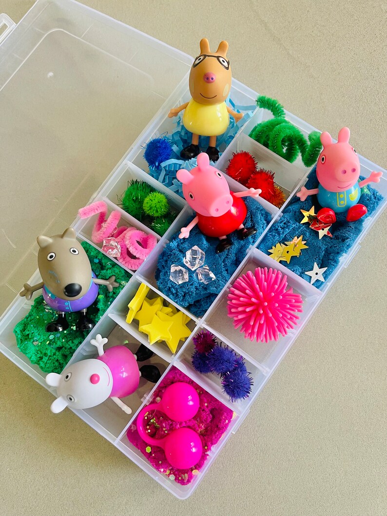 Peppa Pig Theme Sensory Box Etsy