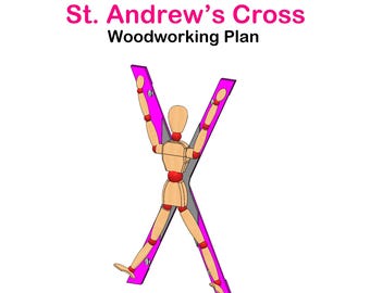 St Andrews Cross Plans | CNC PDF | Full Assembly Guide | Love Cuts Studio