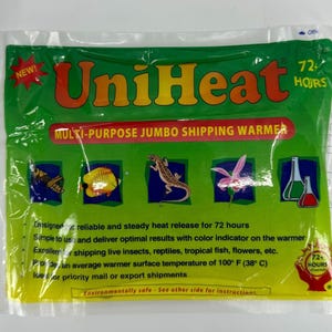 UniHeat 72 Hour Heat Pack (10 Pack) - Ready To Use- Non Activated Shipping Warmer