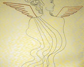 Nike / The sky was good for flying: Fine art print on acid-free paper, limited edition