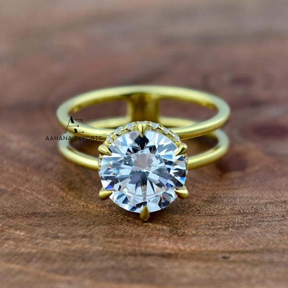 3 Carat Round Diamond Ring Lab Grown | Proposal Ring | Anniversary Ring | Engagement Ring | Wedding ring for her