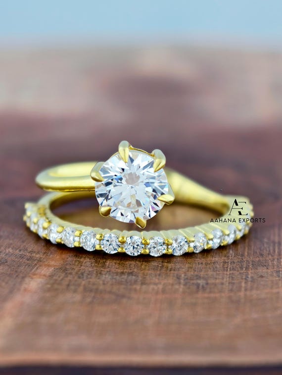 1 Carat Round Diamond Ring Lab Grown | Proposal Ring | Anniversary Ring | Engagement Ring | Wedding ring for her