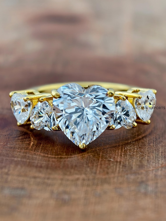 2 Carat Heart cut Diamond Ring | Lab Grown | Proposal Ring | Anniversary Ring | Engagement Ring | Wedding ring for her